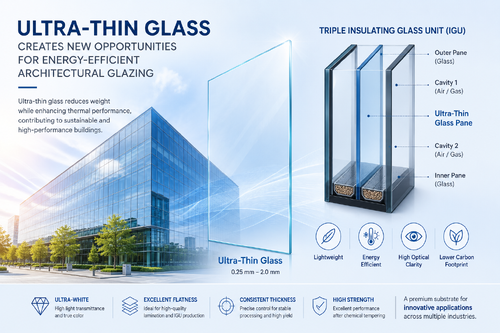 Latest company Solutions about Insight da Indústria: Vidro Ultrafino Cria Novas Oportunidades para Vidraças Arquitetônicas Eficientes em Energia