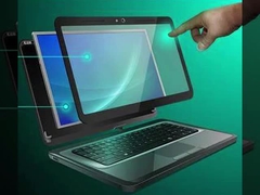 Modulo de visualização de painel de tela sensível ao toque