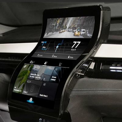 Bom preço 3D Curved Car Display Cover Glass Anti-Glare Tempered on-line