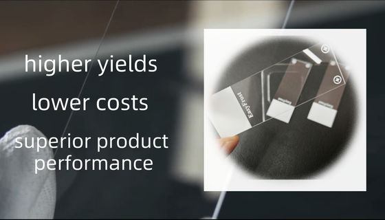 Bom preço Material de base de vidro para microscópio ultra-branco espessura consistente Tolerância Dureza do lápis 9H on-line